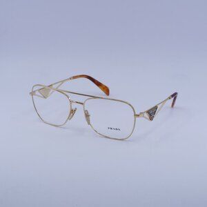Prada PRB50V 5AK1O1 Eyeglasses Gold 59mm Aviator Frame